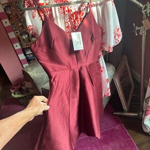 Fog and flare NWT Blush Pink Pleated Mini Sundress